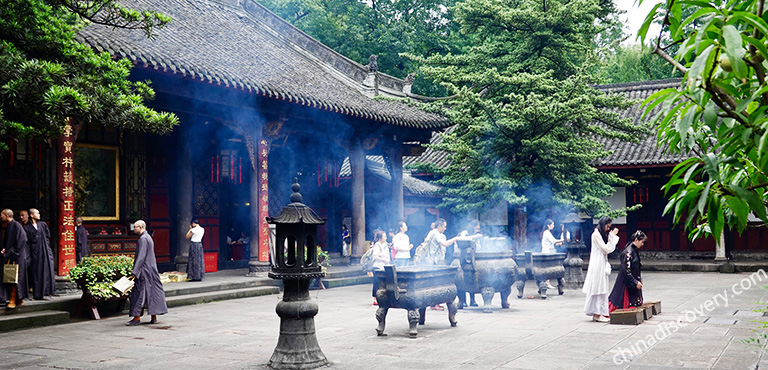 Resultado de imagem para wenshu temple chengdu