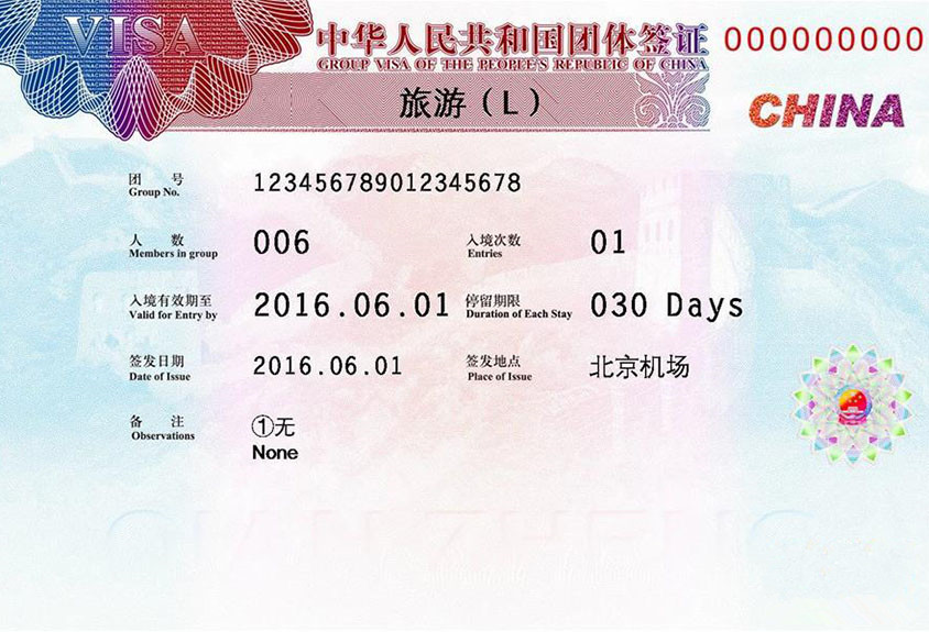 China Visa Information 2020 2021 Number Of Entries Validity