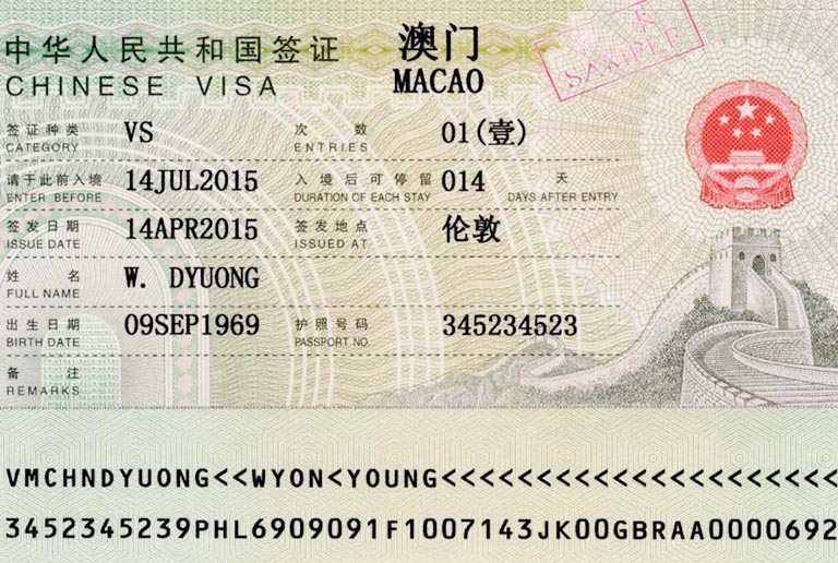 Macau Visa 