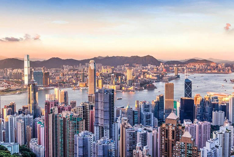 Skyscrapers in Hong Kong Apply Hong Kong Visa in Singapore
