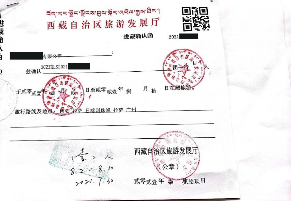 Tibet Travel Permit