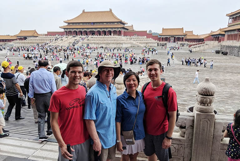 US Family Visited Forbidden City China Visa Free Transit
