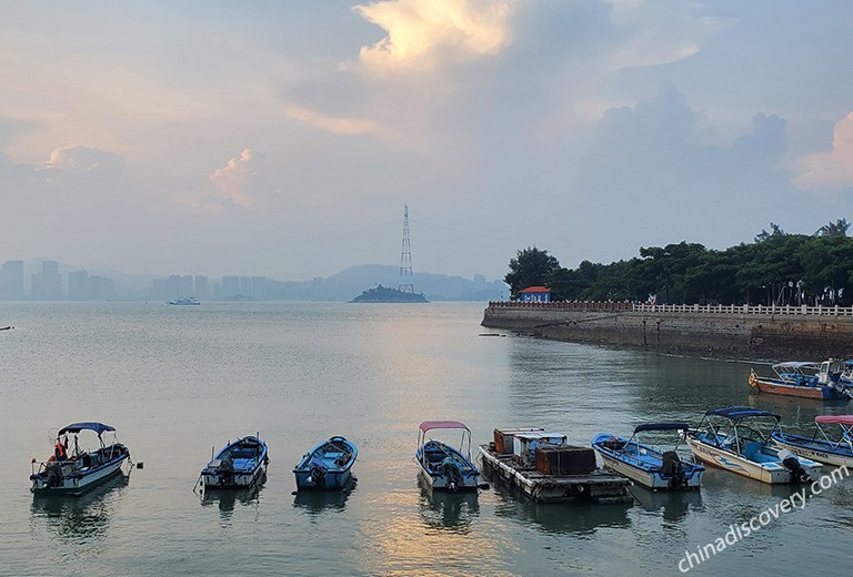 Beautiful Xiamen Viewed from Gulangyu Island Xiamen 144 Hour Visa Free Transit