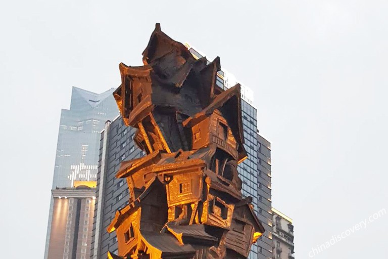 Memory of moutain of City Hongya Cave