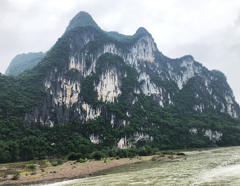 Hua Mountain in Li River