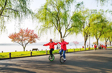 Biking in Hangzhou