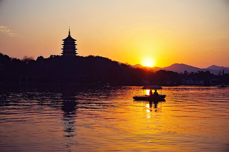 Hangzhou West Lake Sunset