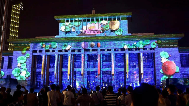 Wulin Square Light Show