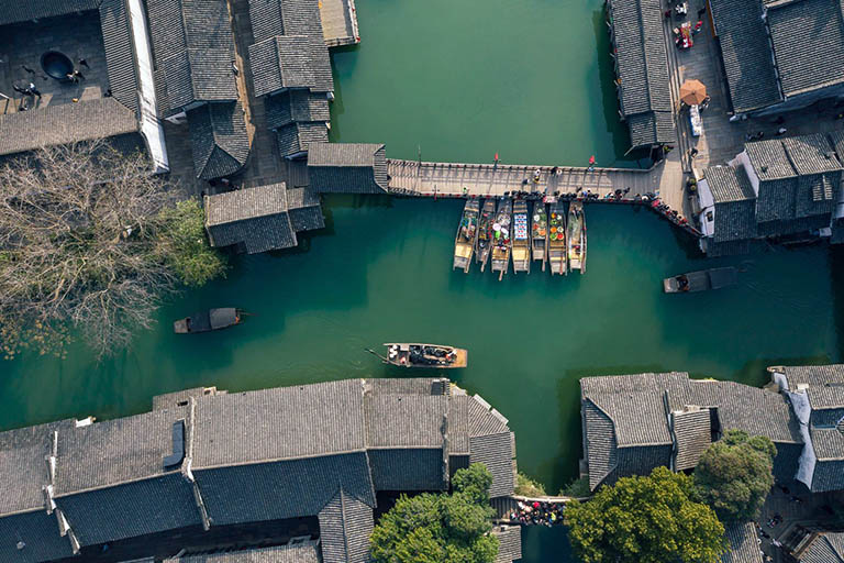 Wuzhen Water Town Market on Water