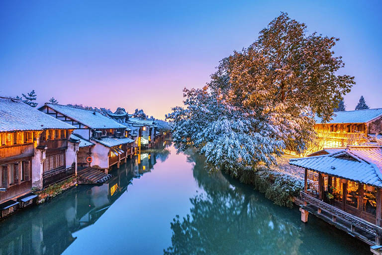 Wuzhen Water Town in Winter