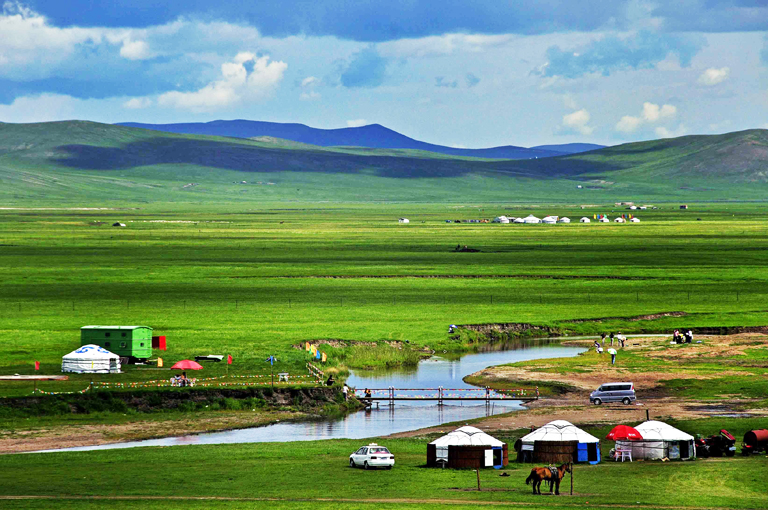 Xilamuren Grassland Grassland Near Hohhot In Baotou