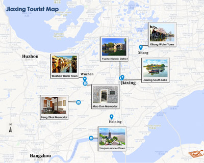 Jiaxing Map - Jiaxing Tourist Map