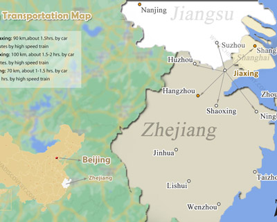 Jiaxing Map - Jiaxing Transportation Map