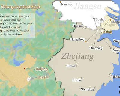 Jiaxing Transportation Map