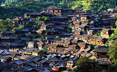 Miao Villages' Panorama in Kaili