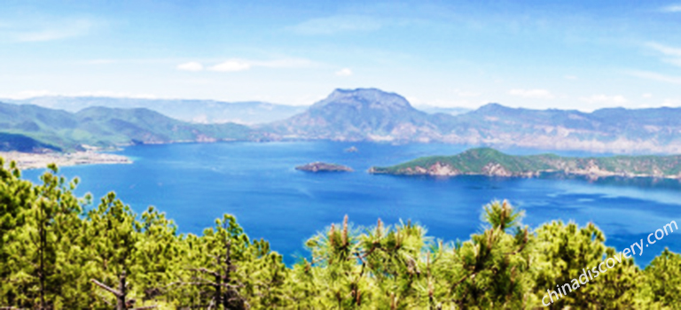 Lugu Lake Panoramic View