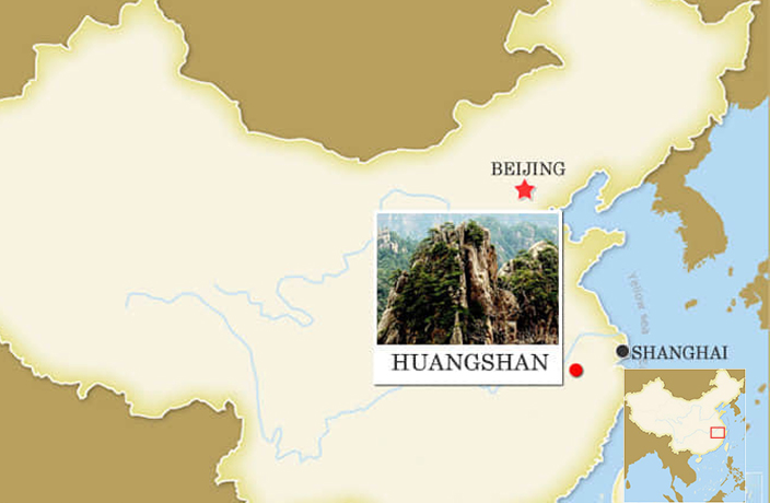 Huangshan City Map