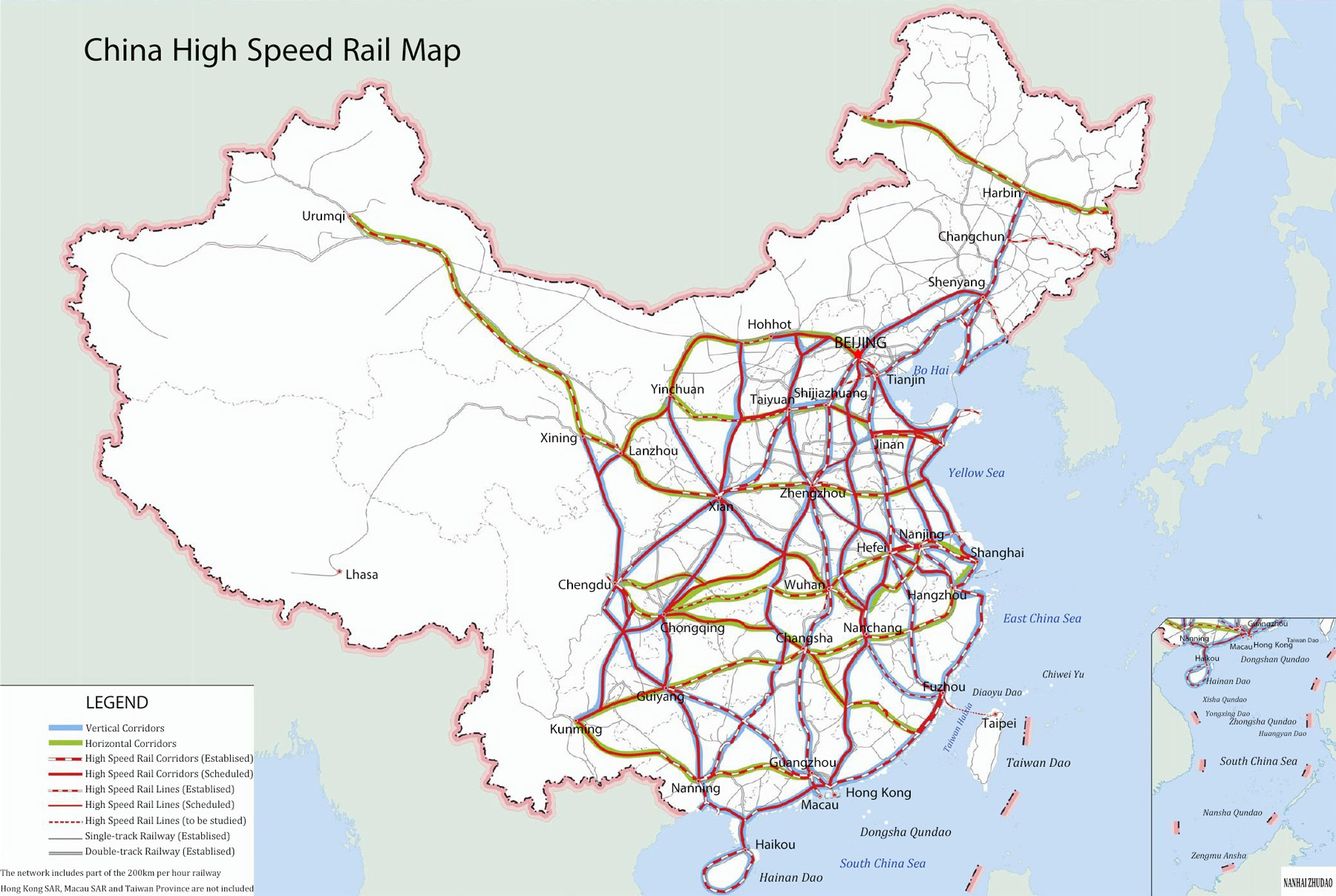 Map Of China High Speed Rail Network - United States Map