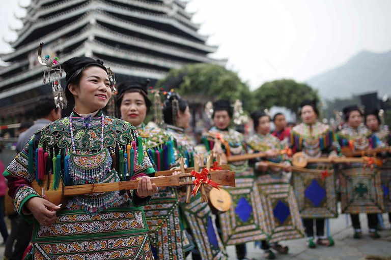 Rongjiang Sama Festival Held in Spring