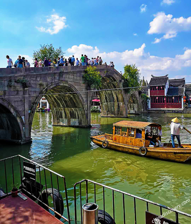 Zhujiajiao Ancient Town Shanghai - Fangsheng Bridge