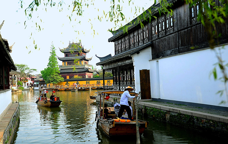 Zhujiajiao Ancient Town Shanghai - Yuanjin Buddhist Temple