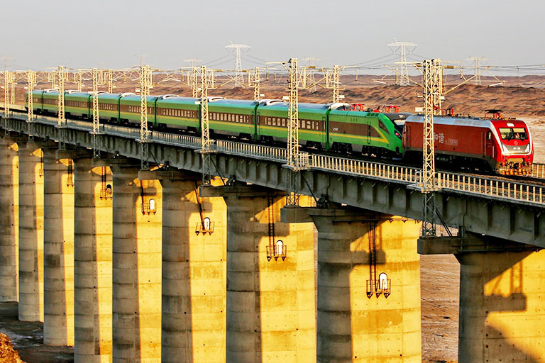High Speed Bullet Train to Urumqi