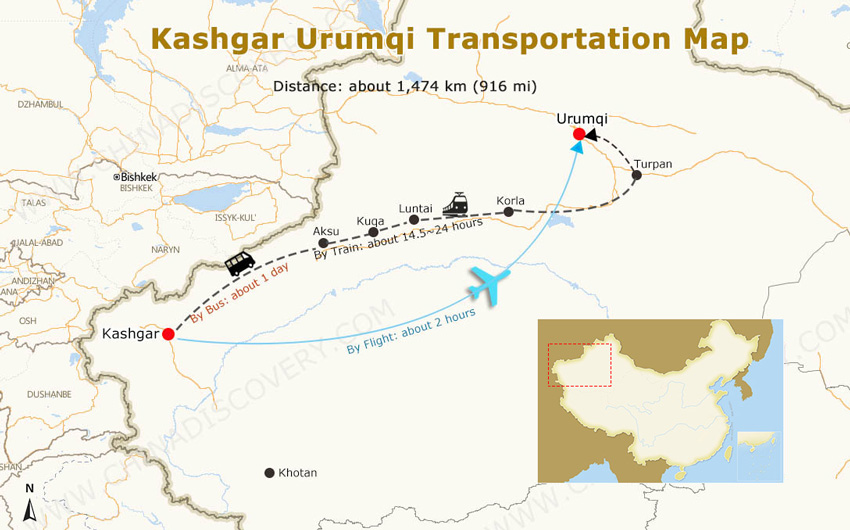 Kashgar to Urumqi