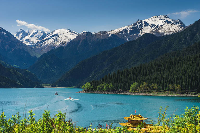 Tianchi Lake of Tianshan Mountain