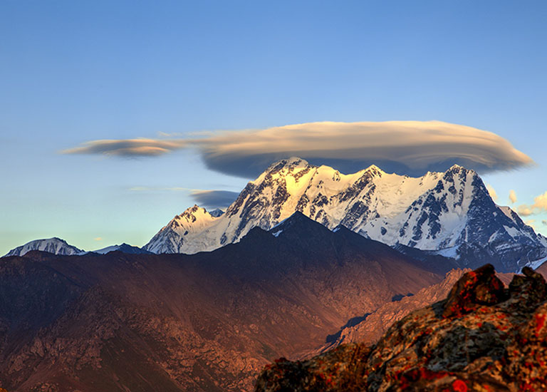 Tianchi Lake of Tianshan Mountains