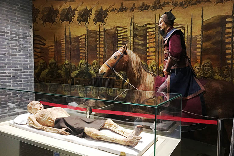 Ancient Corpse of General Zhang Xiong Xinjiang Regional Museum