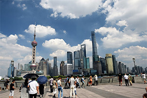 The Bund in Shanghai