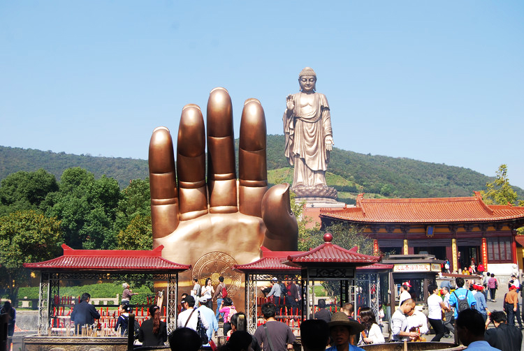 Largest Hand in the World Lingshan Grand Buddha