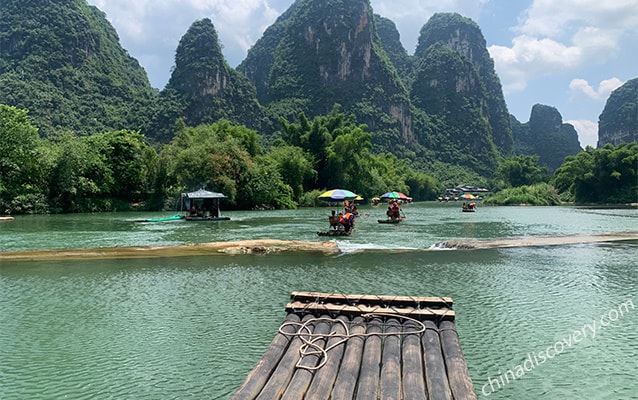 Yangshuo Bamboo Rafting