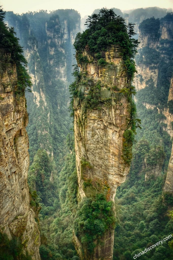 Hallelujah Mountain in Yuanjiajie Scenic Area