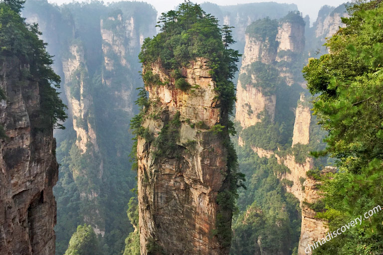 Flating Halelujah Mountain in Avatar - Filmed at Yuanjiajie