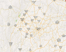 Location of Zigong