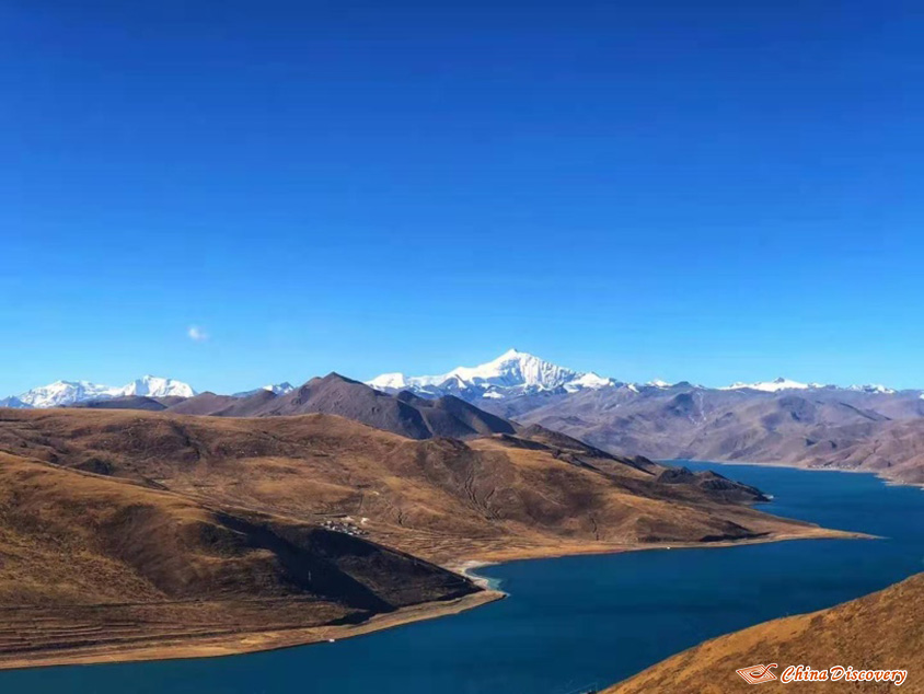 Yamdrok Lake and Kharola Glacier in the Distance, Photo Shared by Anthony, Tour Customized by China Discovery