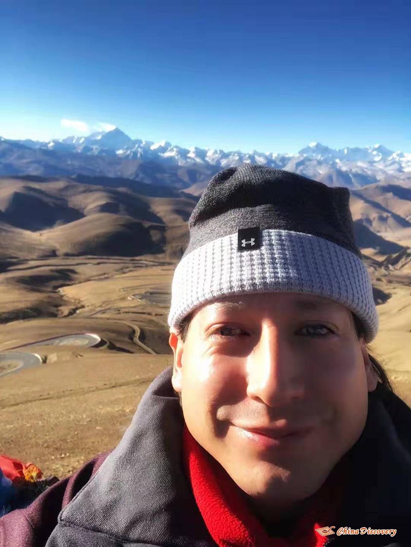 Mt. Qomolangma in the Background, Photo Shared by Anthony, Tour Customized by China Discovery