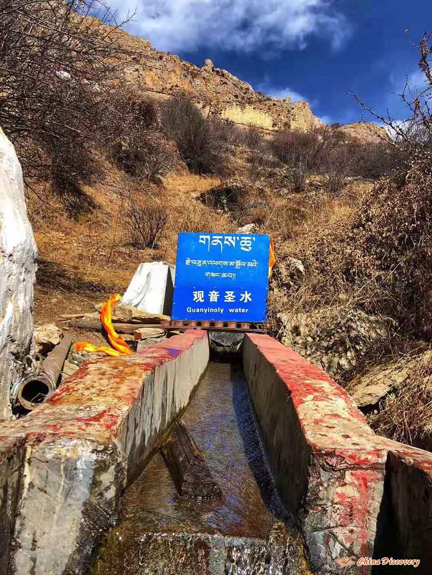 Gunyin Holy Water at Drak Yerpa Monastery, Photo Shared by Anthony, Tour Customized by China Discovery