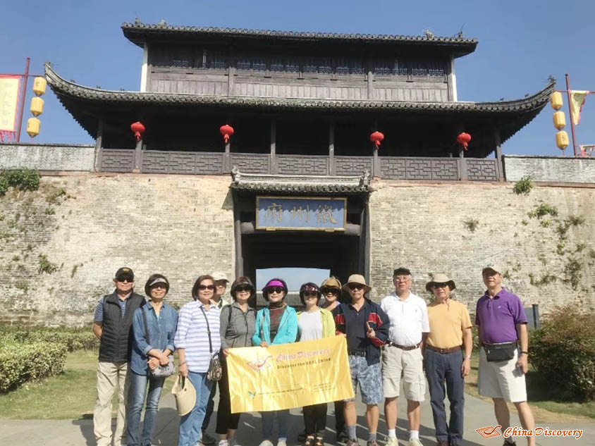 Mr. Ban's Group at Huizhou Ancient City, Tour Customized by Vivien