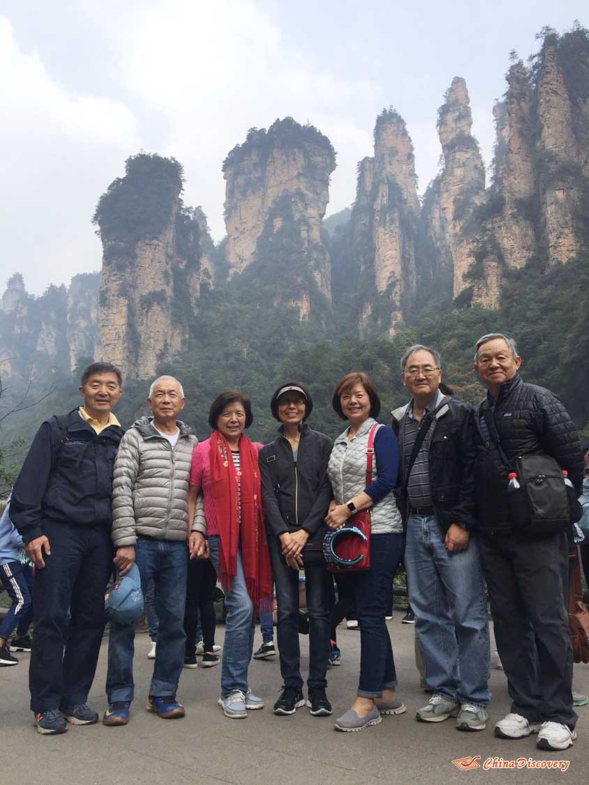 Mr. Ban's Group at Zhangjiajie National Forest Park, Tour Customized by Vivien