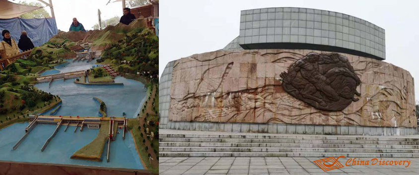 Three Gorge Dam Miniature and Project from Tanziling Four Days Yangtze River Cruise