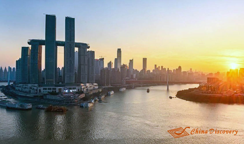 Chongqing Chaotianmen Dock Downstream Yangtze River Cruise Tour