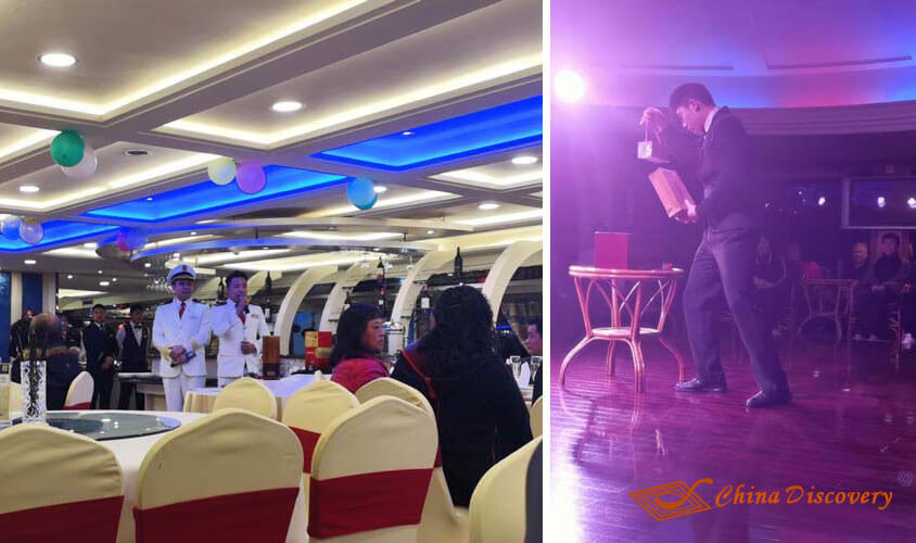 Captain's Farewell Banquet & Magic Show Downstream Yangtze River Cruise Tour
