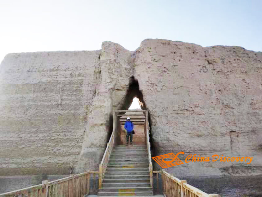Jack at Yumen Pass 8 Days Silk Road Trip Story