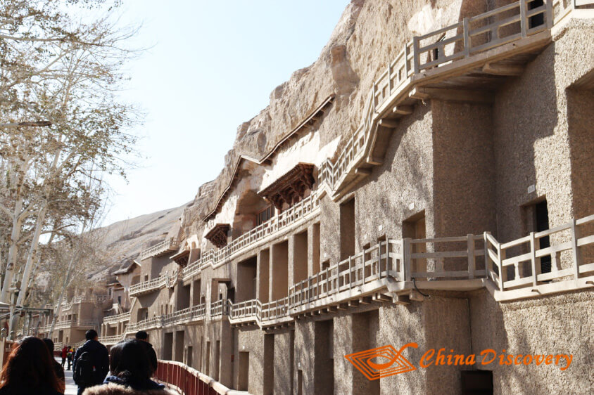 Outside the Mogao Caves 8 Days Silk Road Trip Story