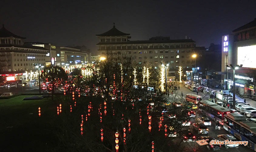 Seeing Xian City from Ancient City Wall Jack 2 Days Xian Tour