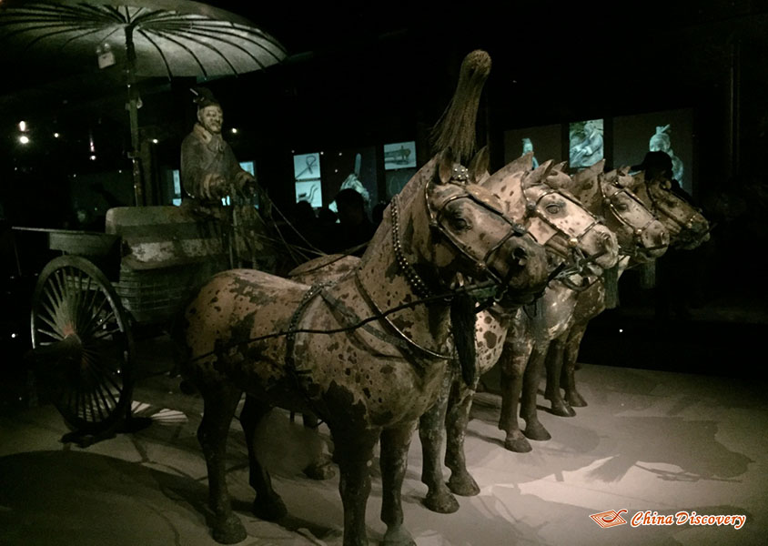 No. 1 Bronze Chariot, the Leading Chariot of Emperor Qin Shi Huang Jack 2 Days Xian Tour