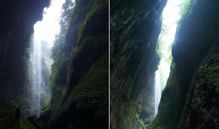 Longshuixia Gap in Wulong, Chongqing