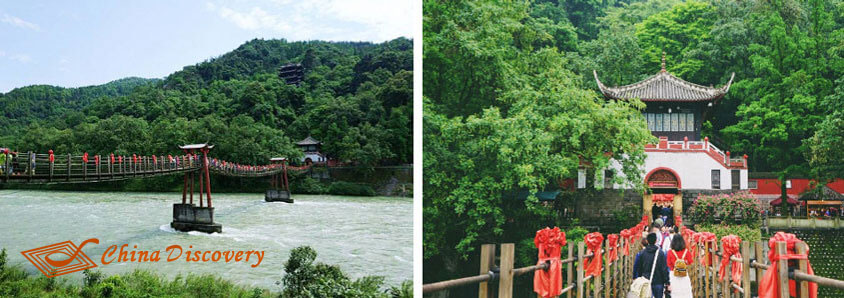 Anlan Suspension Bridge Dujiangyan Tour